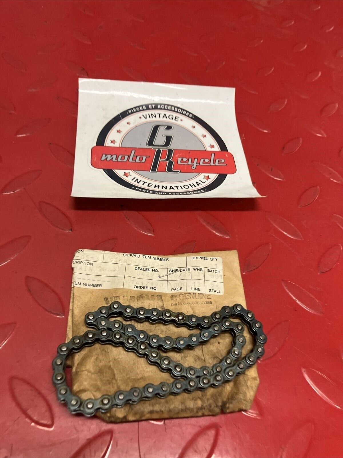 NOS YAMAHA CHAIN (DID25 62L) 94580-25062-00 Y66