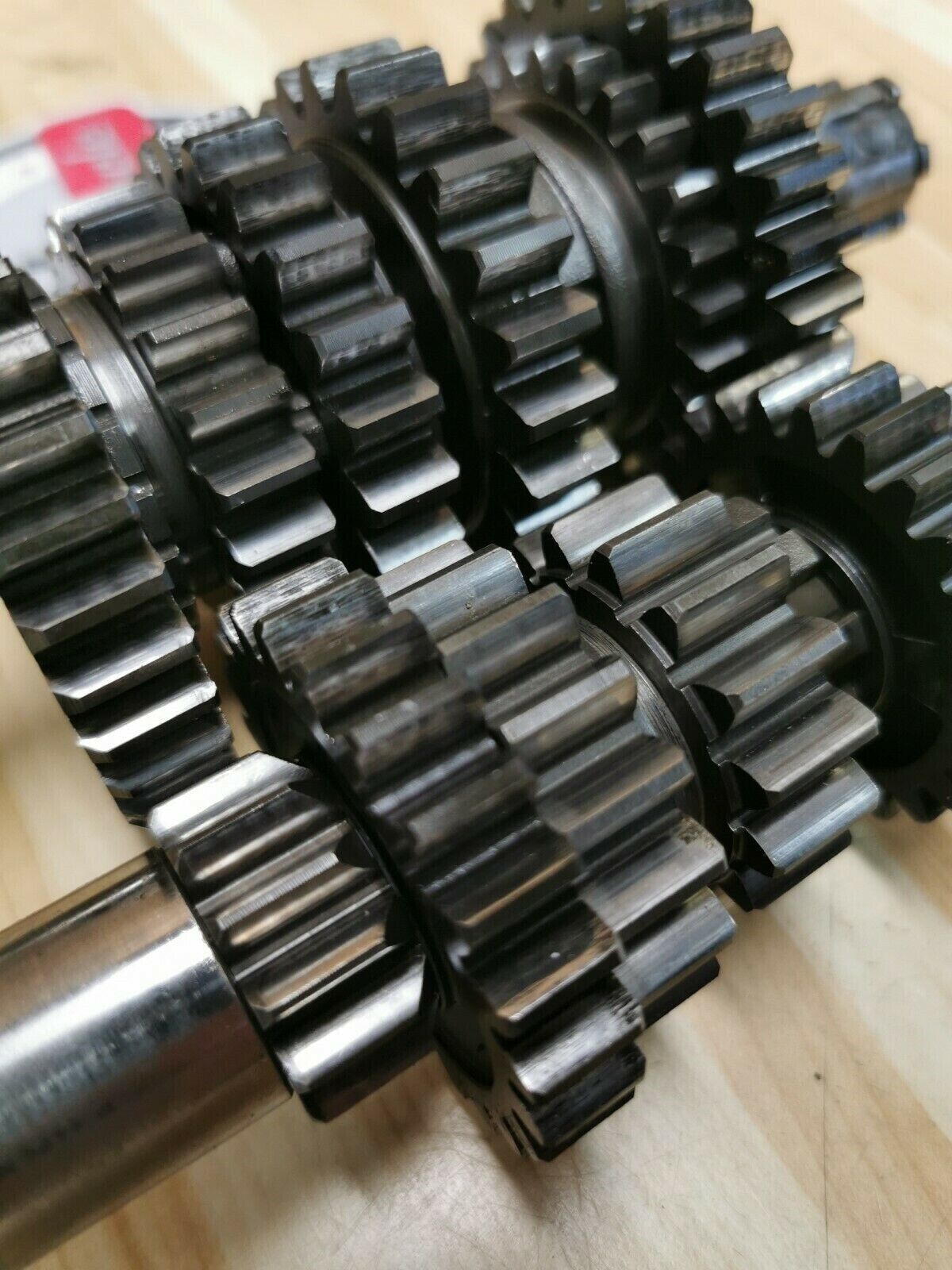 Kawasaki KDX200 1986 transmission tranny mainshaft countershaft 13127-1132