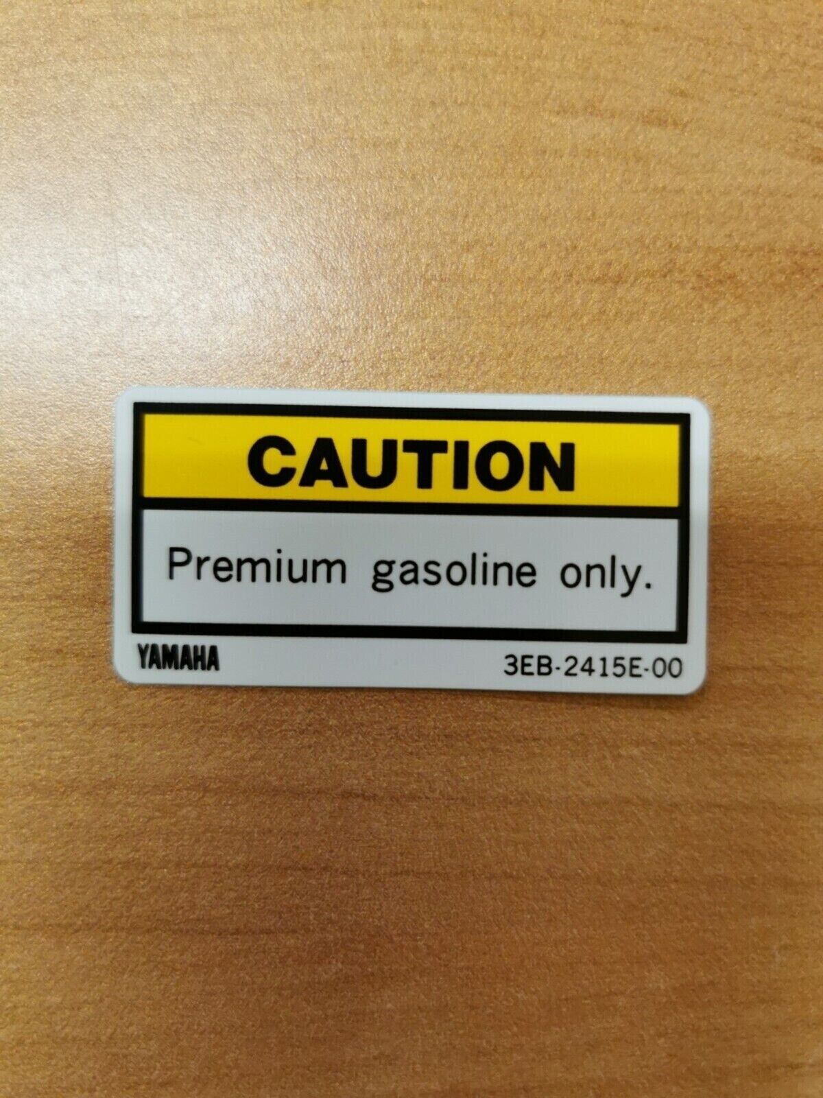 NOS YAMAHA SRX700 1999 LABEL CAUTION 3EB-2415E-00 Y49