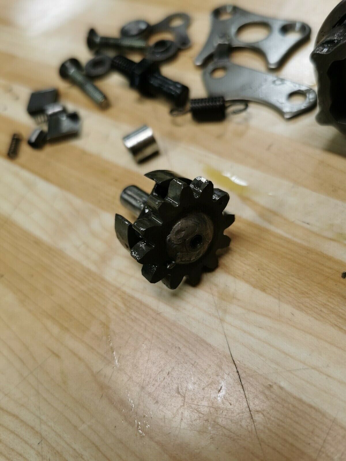 Kawasaki KX250 1981 transmission gearshift gear drum cam assy 1982 KDX250 1980