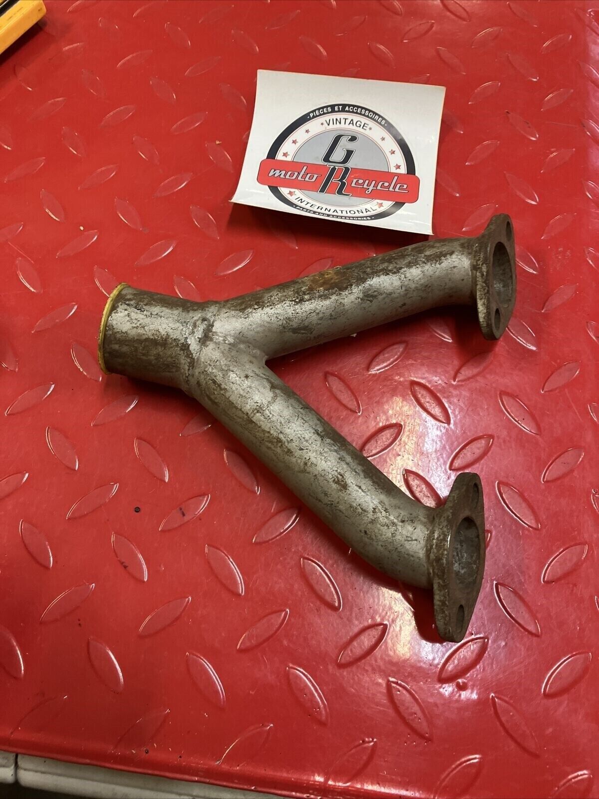Nos Skiroule Exhaust manifold pipe header SR2