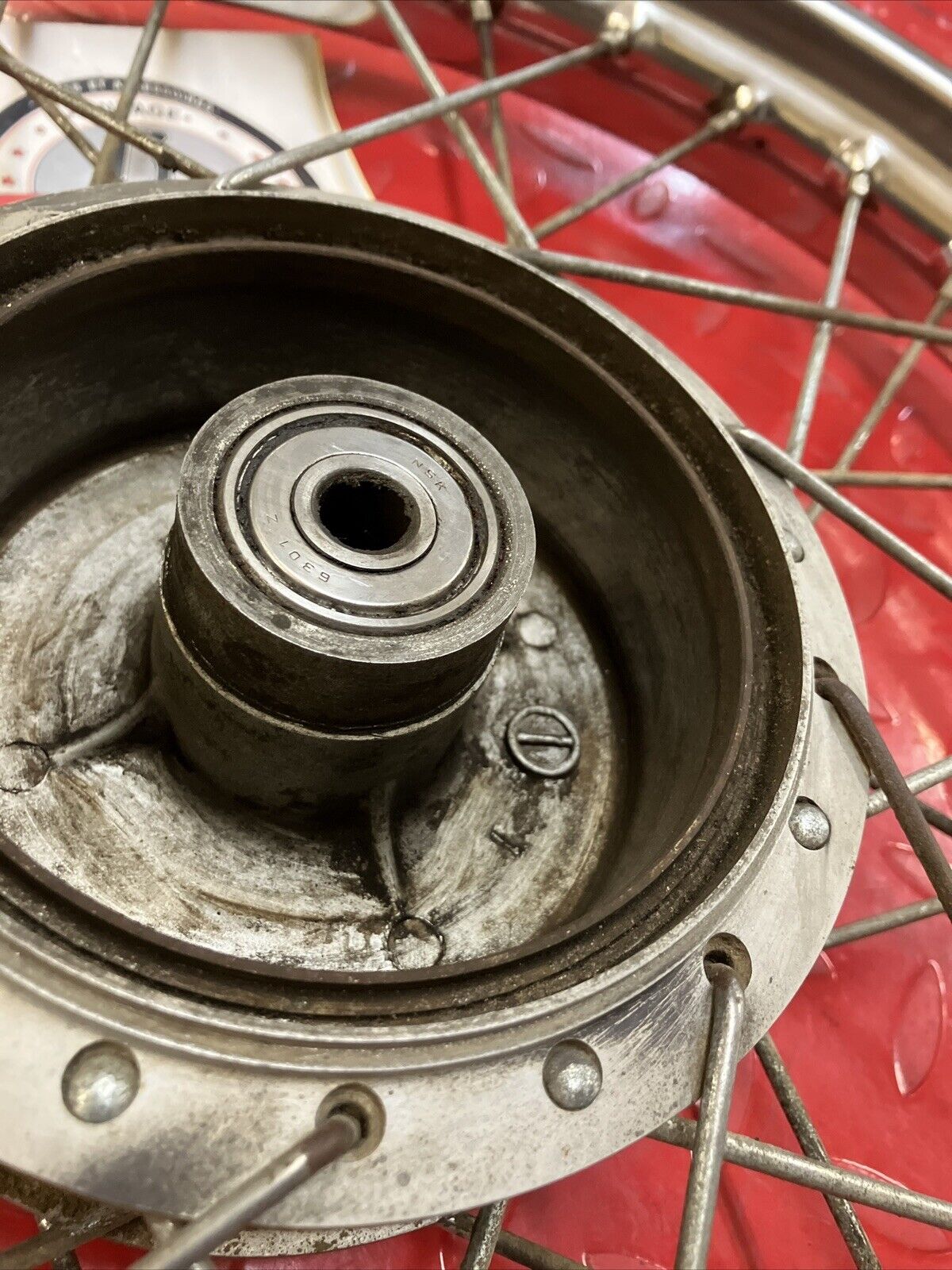 Kawasaki G5 1972 rear wheel rim