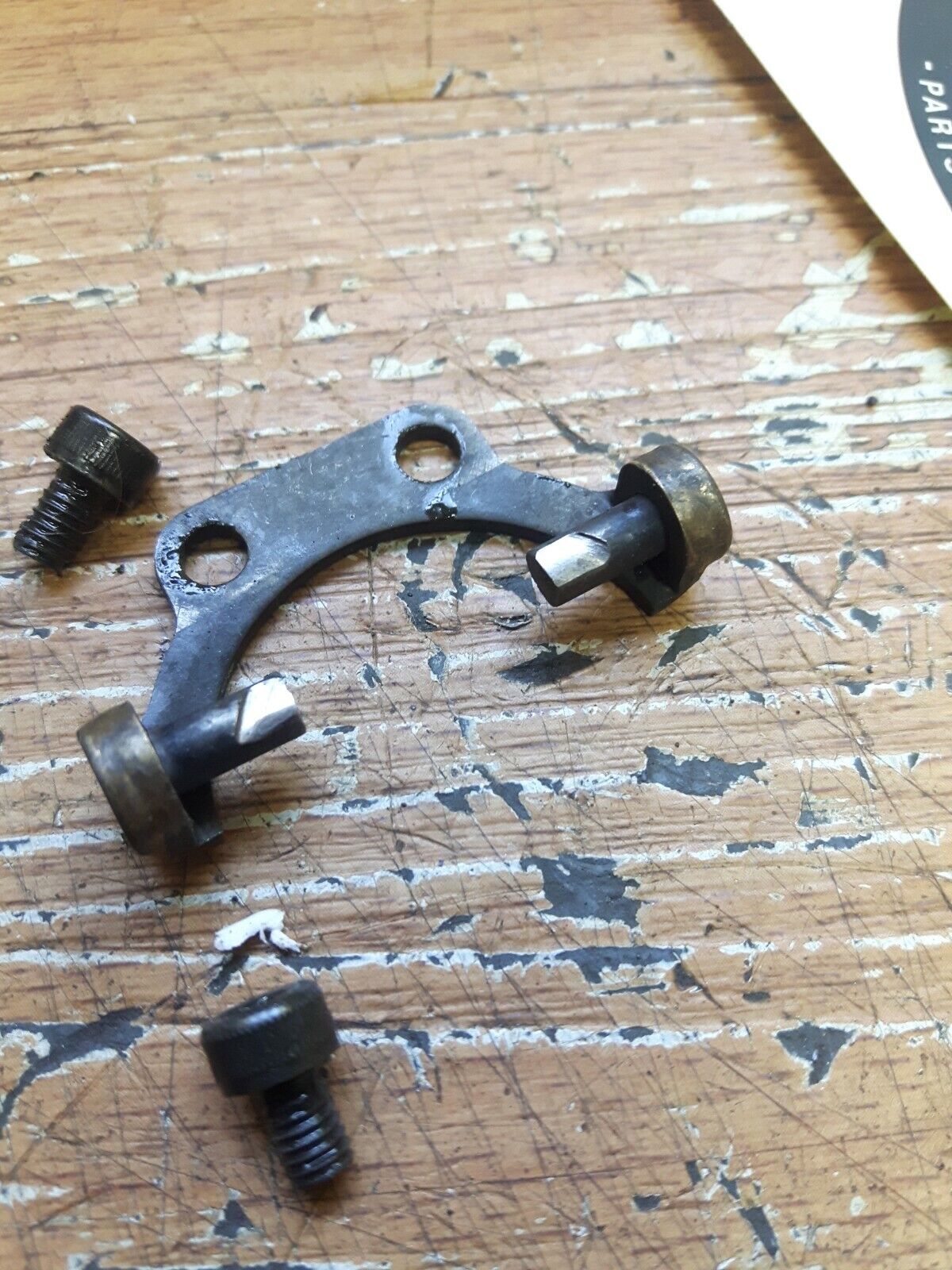 Yamaha YZ250 1988 governor shaft power exhaust valve fork retainer holder 82-88