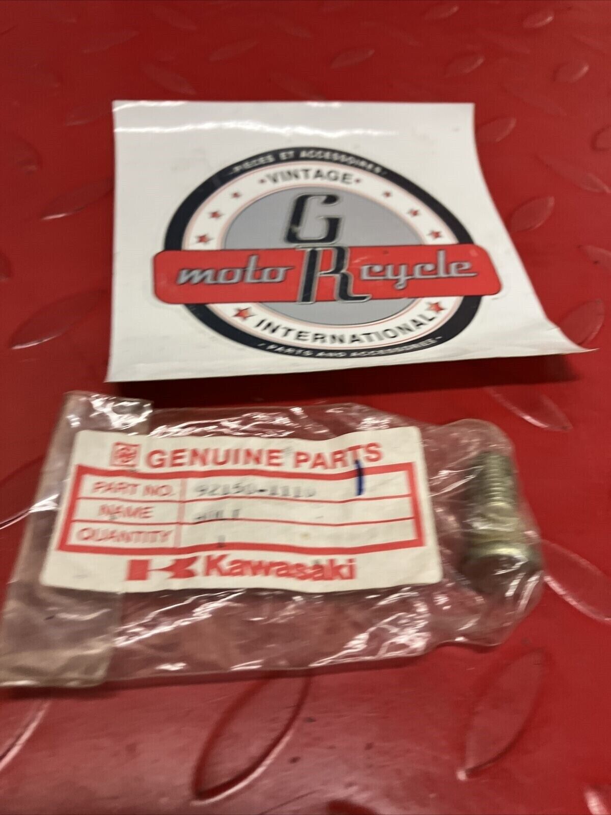 NOS KAWASAKI BOLT 92150-1110 K13