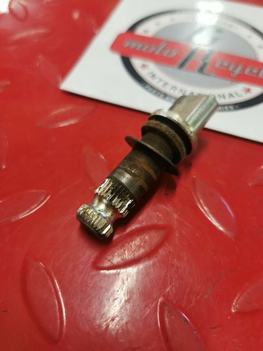 Honda CR125R 1982 front brake panel drum cover plate cam arm lever holder shaft