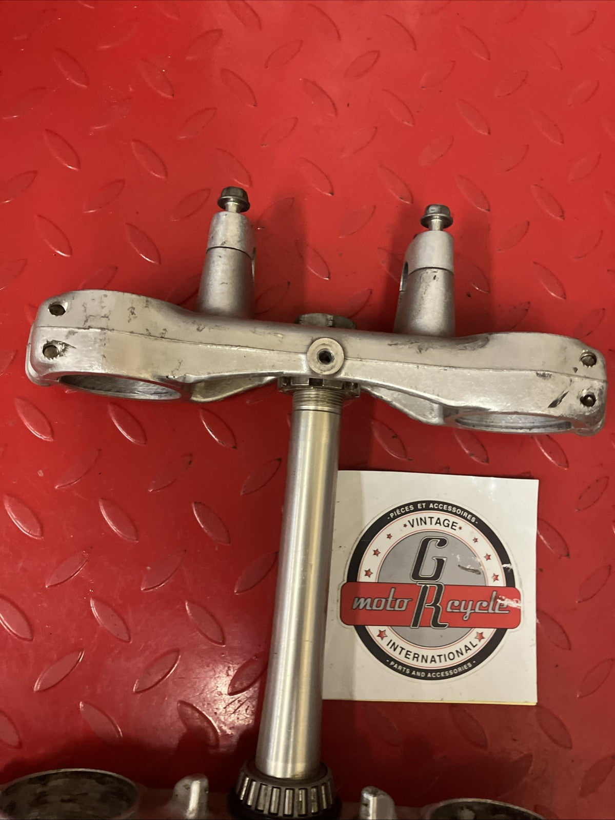 Honda CR250R 1991 Steering stem top bridge triple tree clamp 1990