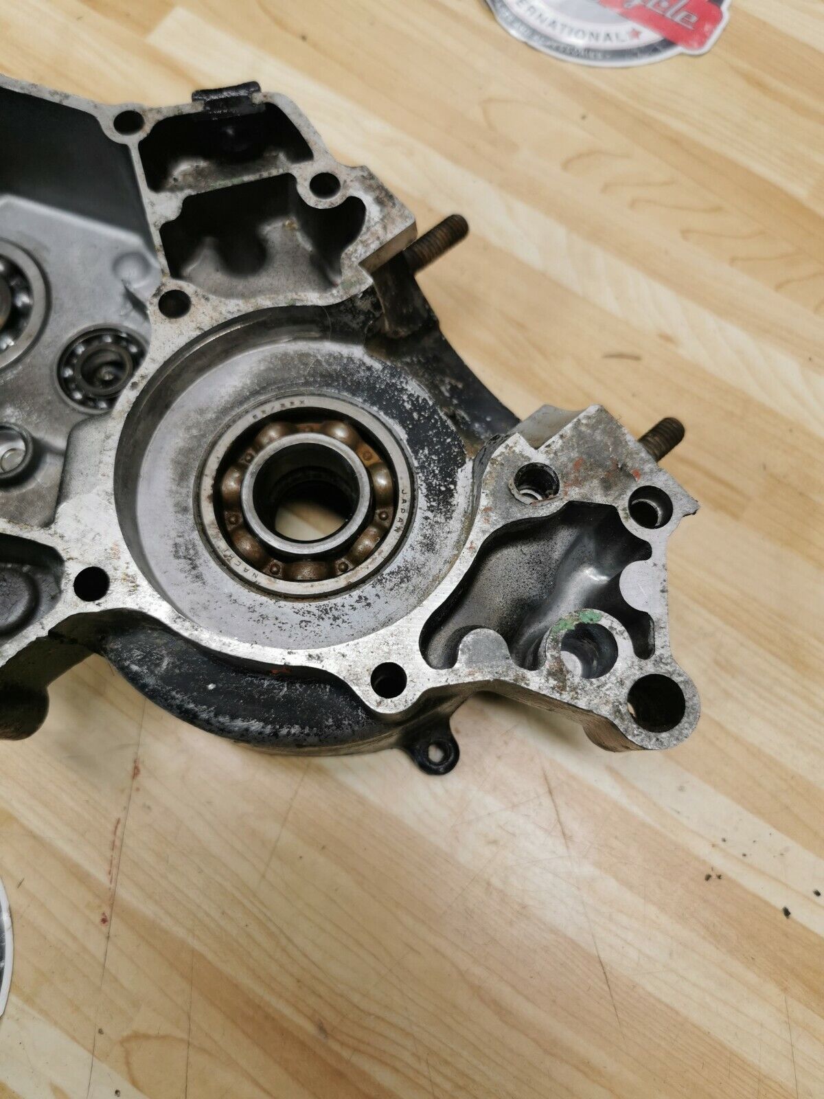 Honda CR80R 1984 left crankcase crank case