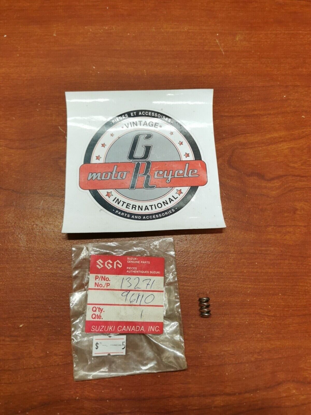 NOS Suzuki TS100C TS125C RM-Z250 RM-Z450 AIR SCREW SPRING 13271-96110 S18