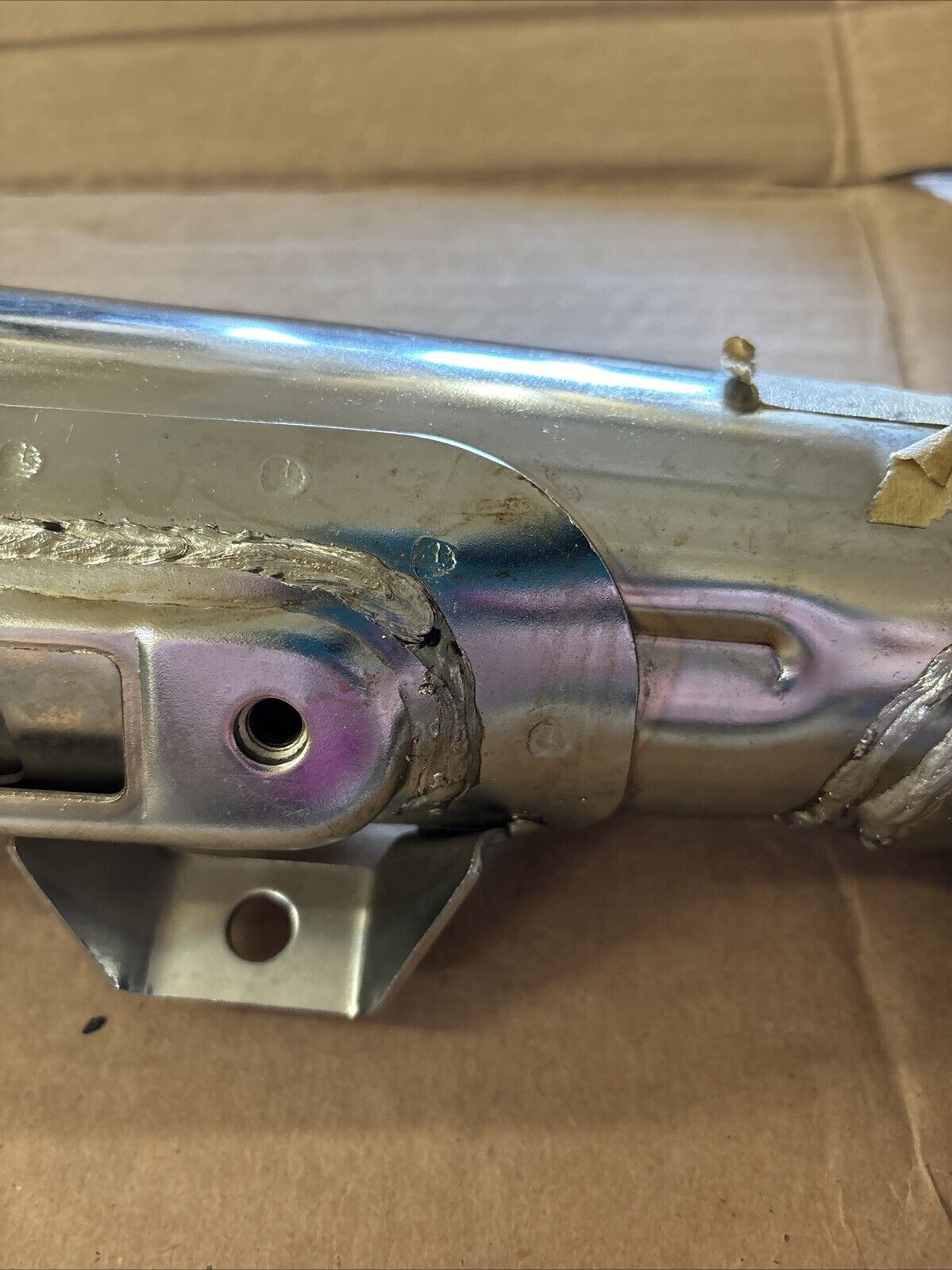 NOS Yamaha 1979 XS750 LEFT MUFFLER 2F3-14711-03-00 SUB 2F3-14711-80-00 YB3