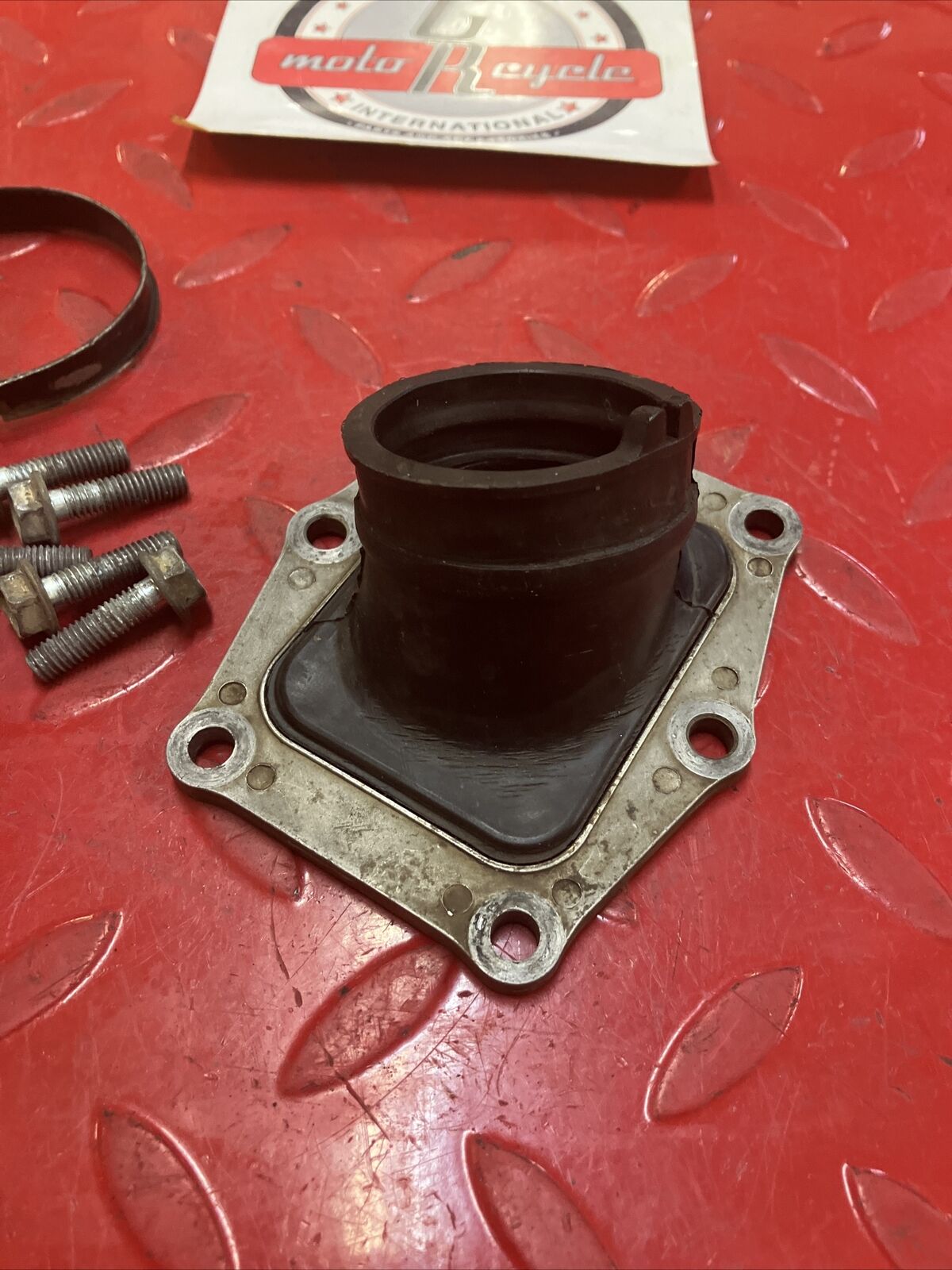 Honda CR250R 1988 intake manifold insulator boot carburetor 1989