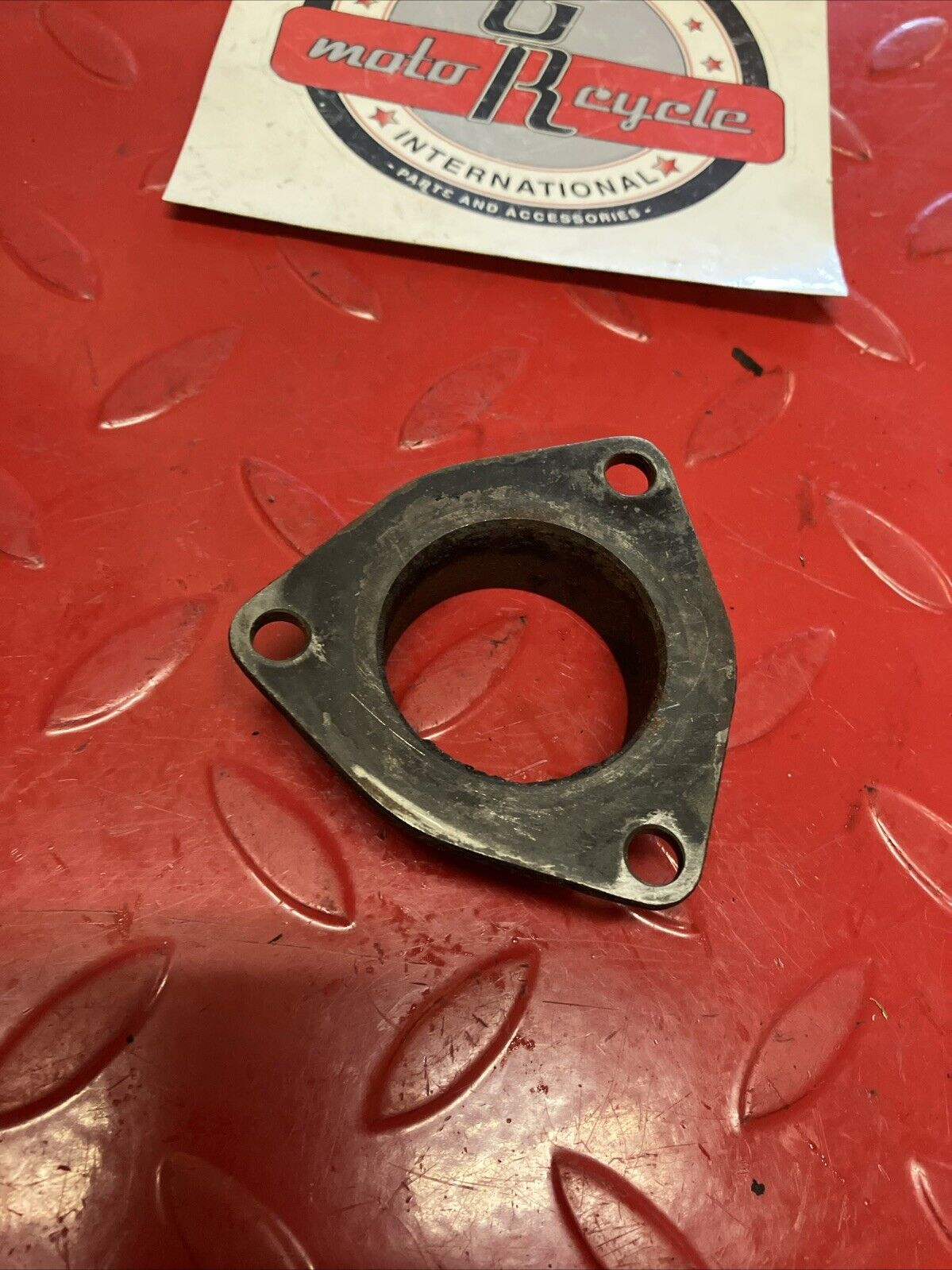 Suzuki RM125 1976 Exhaust manifold pipe joint flange 1977 1978
