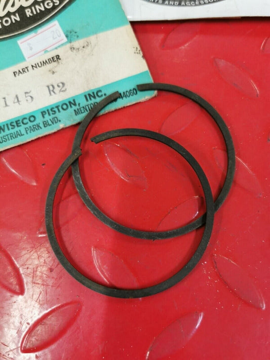 NOS WISECO  PISTON RINGS  145 R2  J10