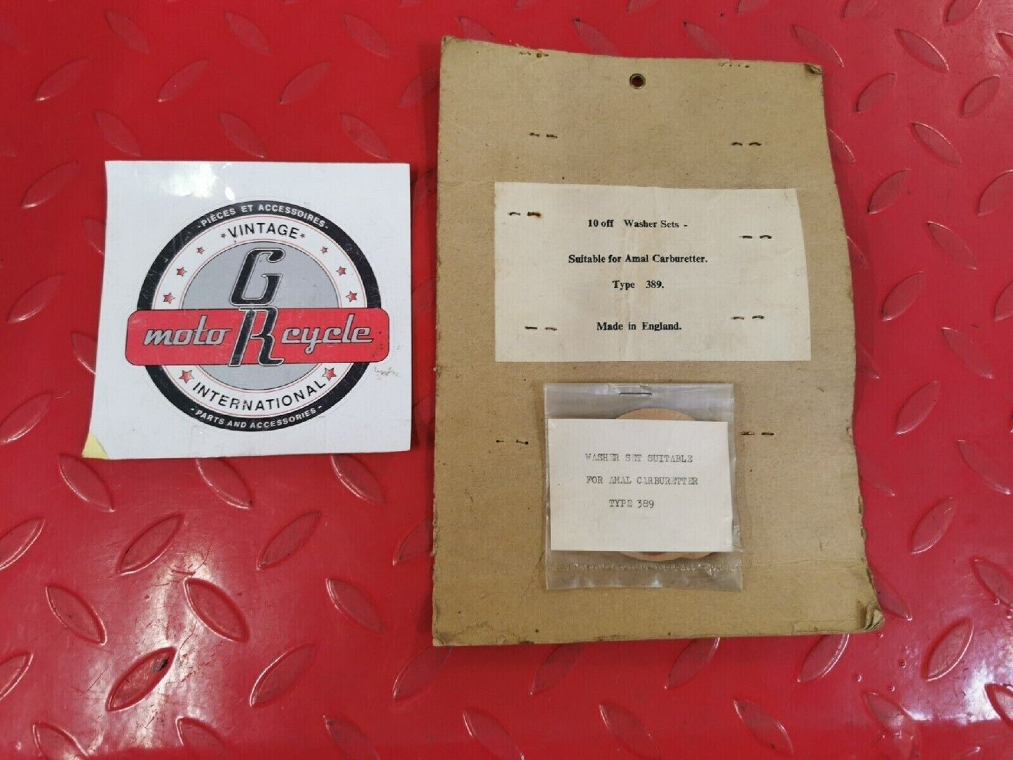 NOS AMAL CARBURATOR TYPE 389 GASKET KIT  J14