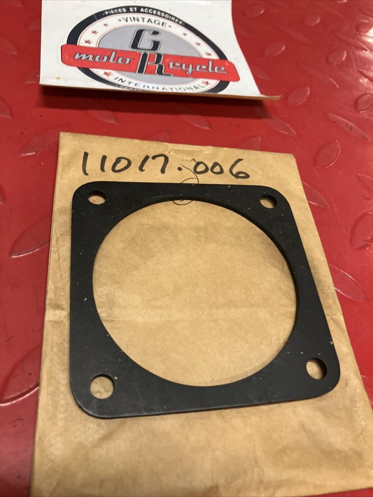 NOS KAWASAKI F6 F7 INLET PIPE GASKET 11017-006 K19