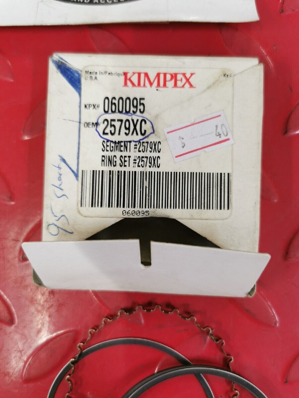 NOS KIMPEX CB350 XR200R CL350  Ring Set  65.50mm 2579XC J13