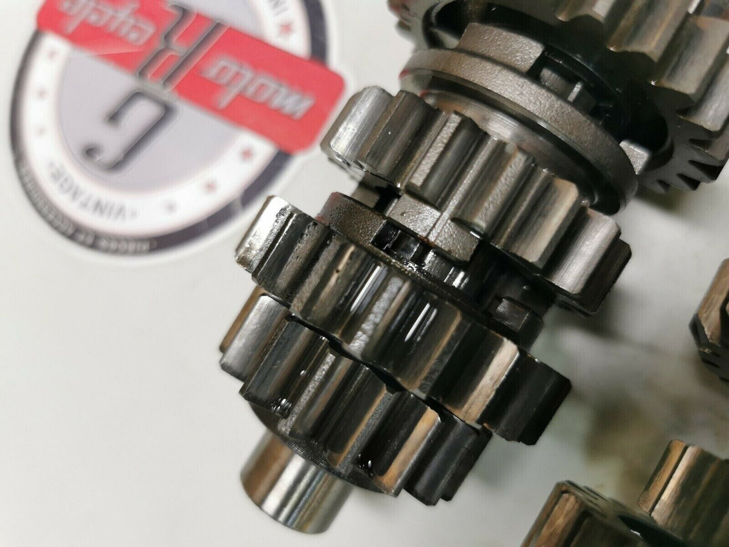 Suzuki RM250 1976 transmission mainshaft countershaft main counter shaft gear