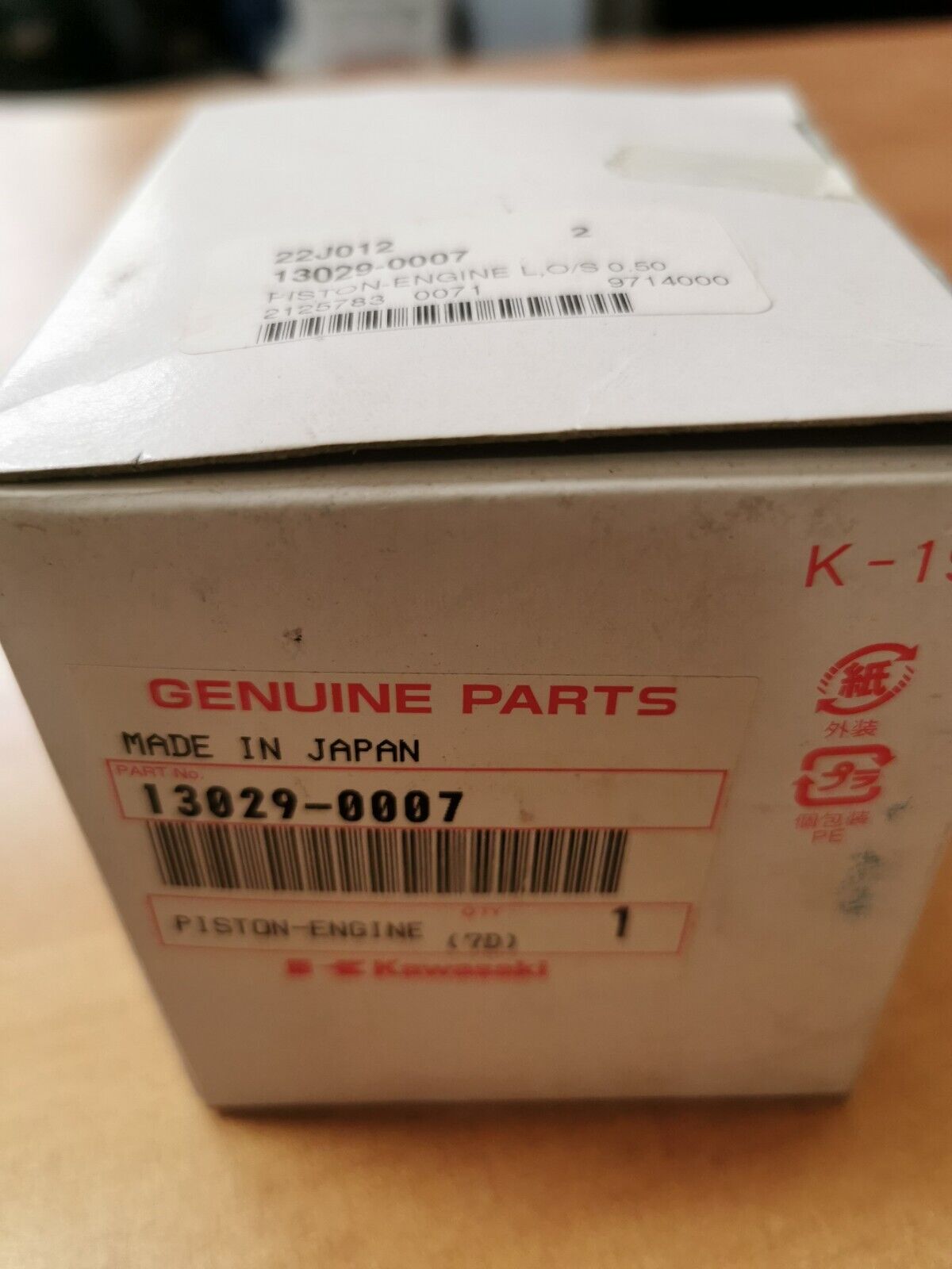 NOS KAWASAKI KFX700 KSV700 KVF700 OVERSIZED PISTON SET 13029-0007 K6