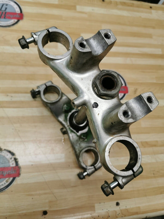 Kawasaki KX80 1990 steering stem triple clamp tree 1989 1991 44037-1225