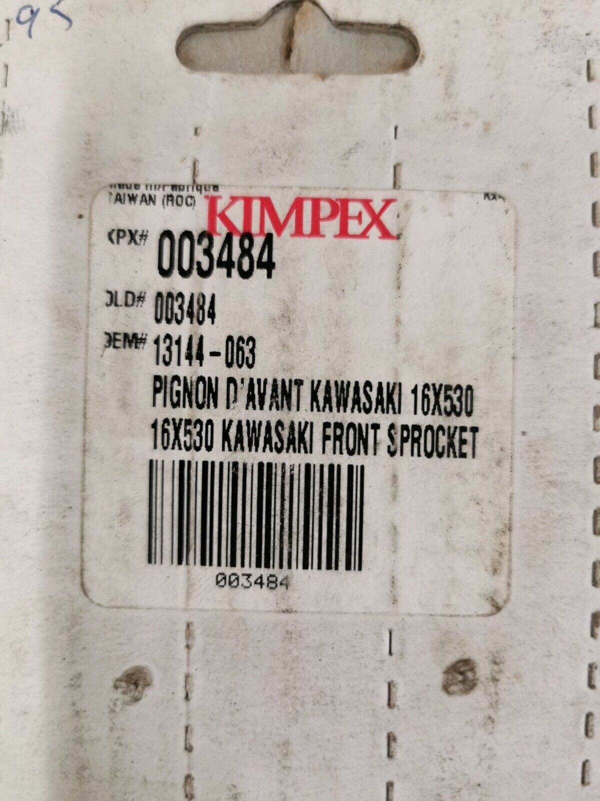 NOS ACTION Kawasaki KZ650 KZ750 KD100 FRONT DRIVE SPROCKET 16t 003-484 J19