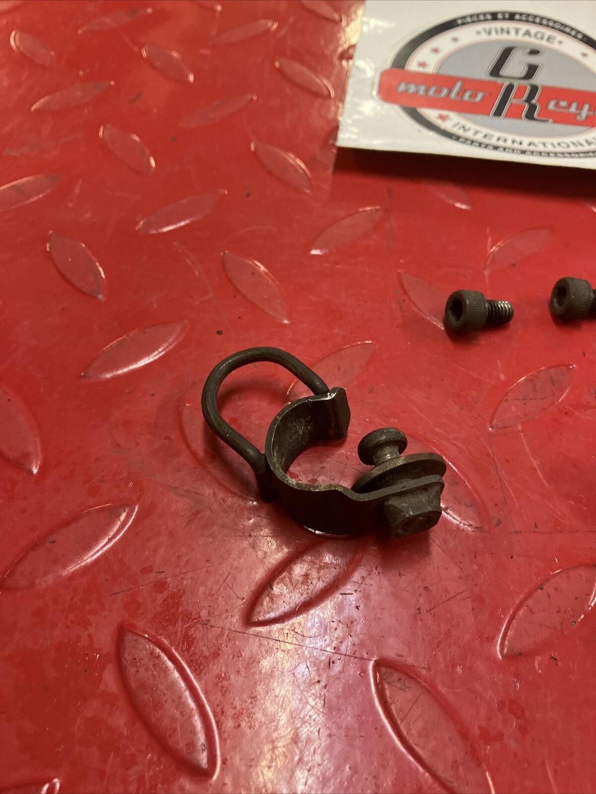 Yamaha DT200 1984 cable hose guide bracket set