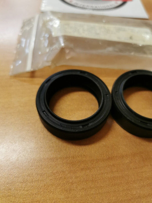 NOS HARLEY DAVIDSON 1975 - 1983 XL FX FORK TUBE SEALS (SHOWA) QTY2 45400-75 A1