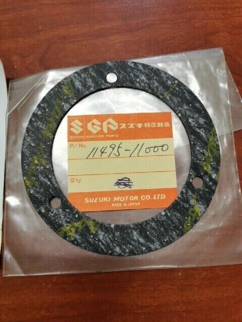NOS Suzuki 1969 T20 TC250 CLUTCH RELEASE ADJUSTING CAP GASKET 11495-11000 S32