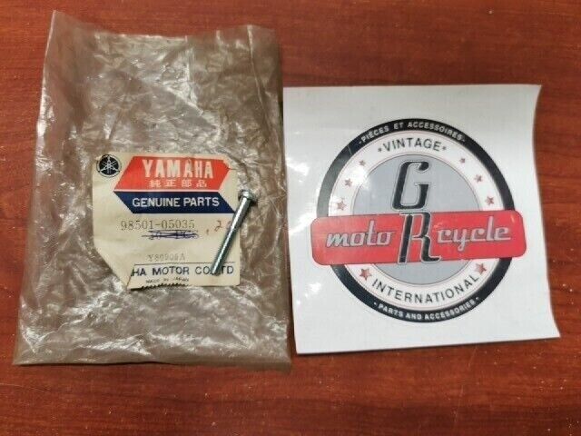 NOS Yamaha BR250 BW80 DT125 PAN HEAD SCREW 98501-05035 SUB 98507-05035-00 Y129