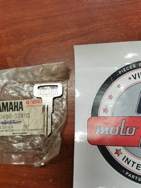 NOS Yamaha 1987 30H BLANK KEY 1215 90890-55805-00 Y111