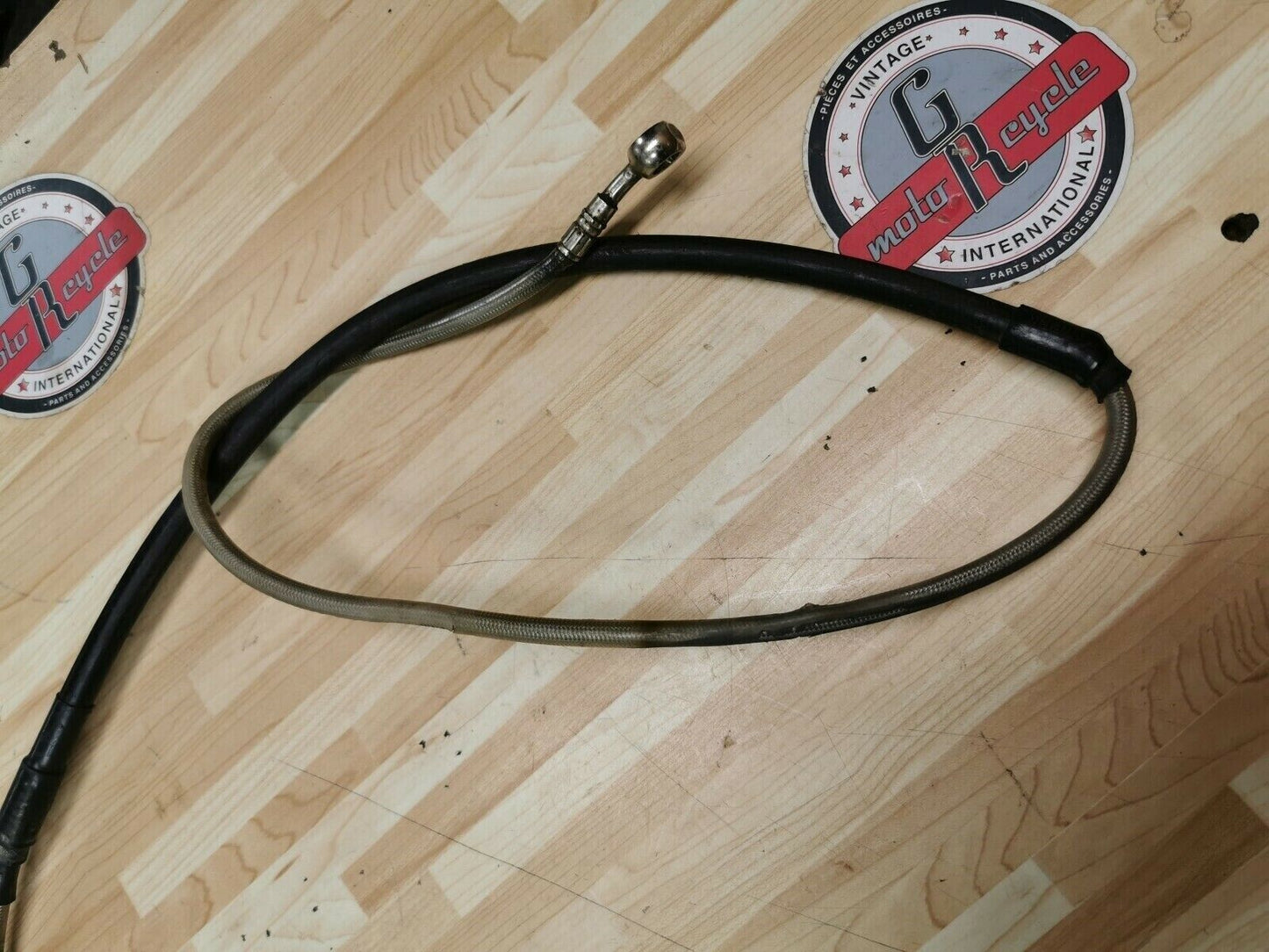 Yamaha YZ450F 2009 front brake caliper master cylinder line hose