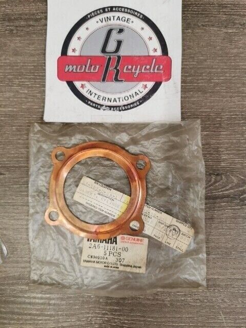 NOS YAMAHA DT125F YZ125D YZ125G YZ125E CYLINDER HEAD GASKET 2A6-11181-00-00 Y187