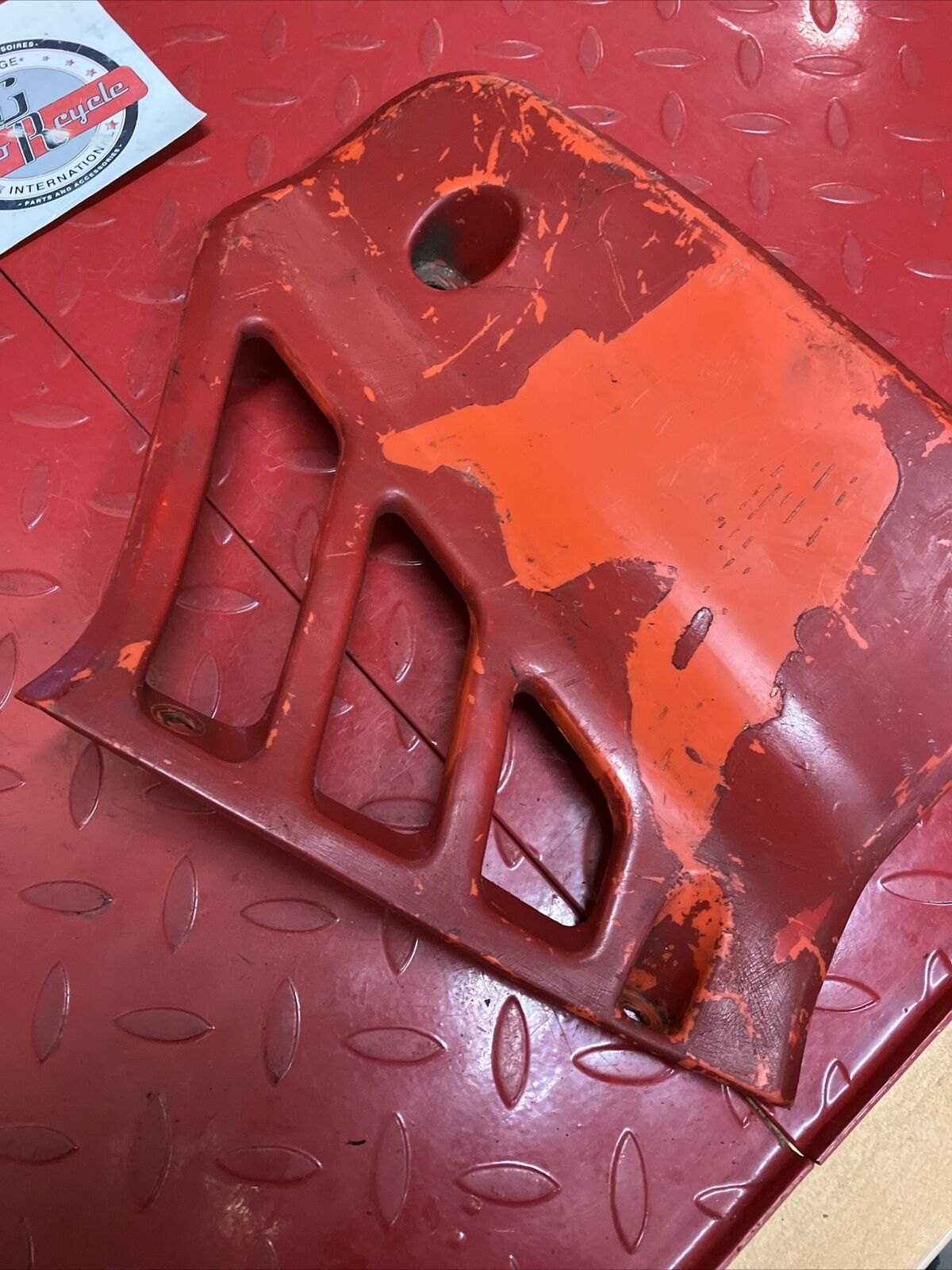 Honda CR80R 1986 fuel tank radiator cover shroud