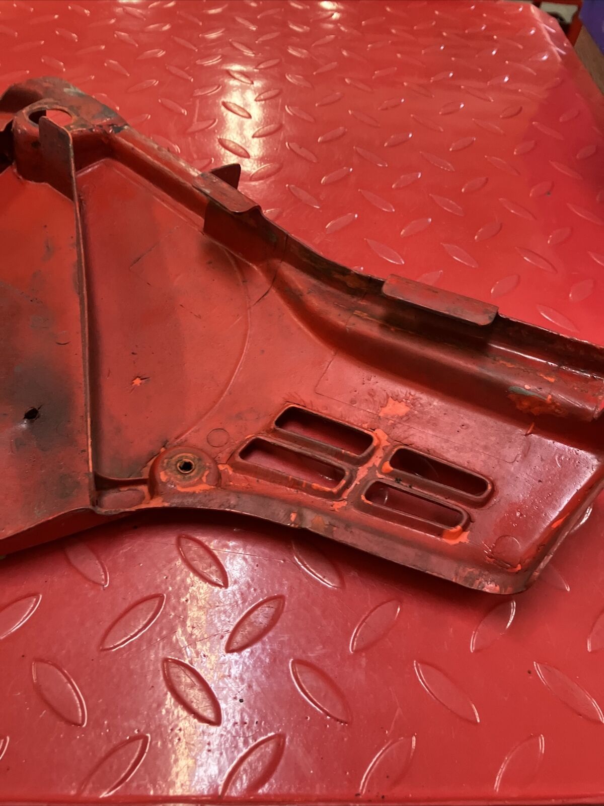 Honda CR250R 1984 left side cover panel number plate