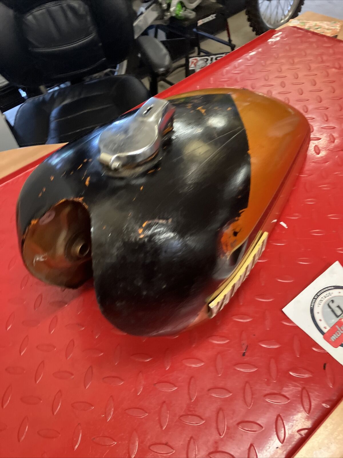 Yamaha TX750 1973 Fuel tank gas petrol reservoir