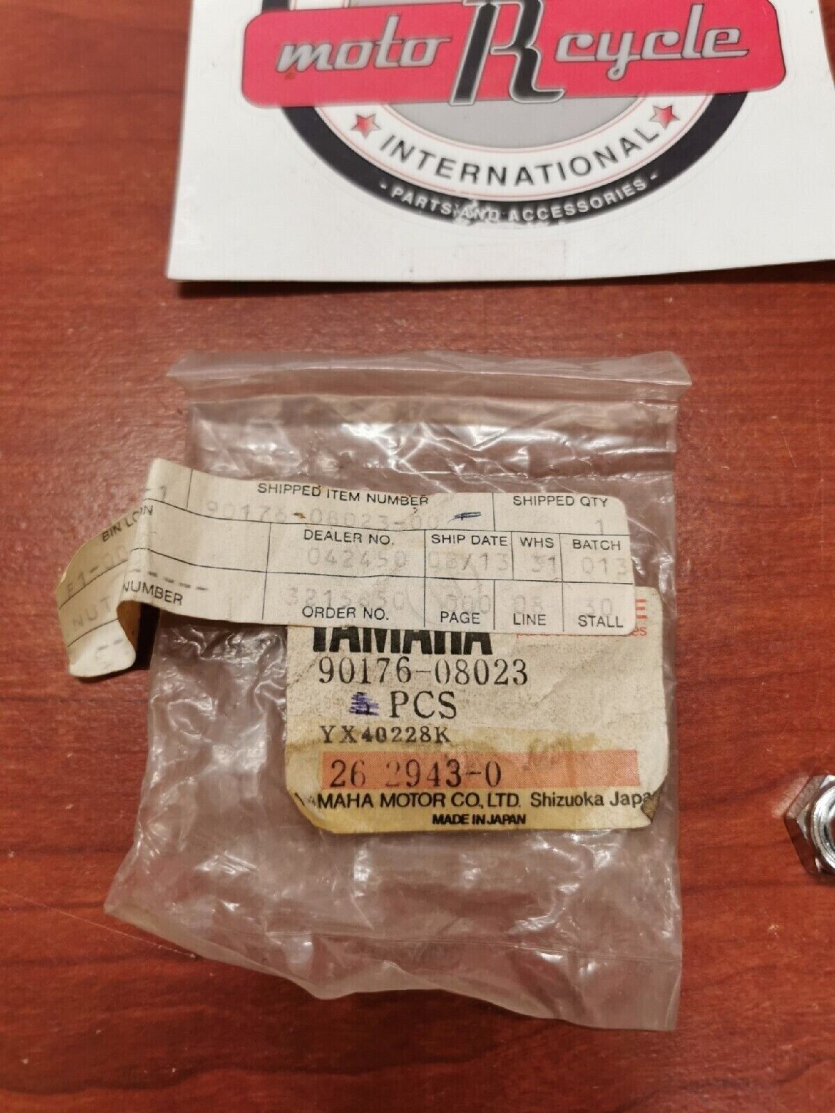 NOS Yamaha CROWN NUT 90176-08023-00 SUB. 90176-08063-00 Y71