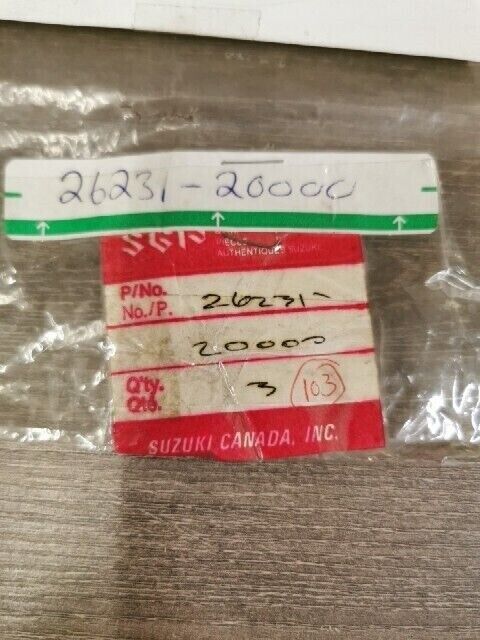 NOS SUZUKI A100 AX100 DS185 GT250 RM100 RM125 PAWL KICK STARTER 26231-20000 S58