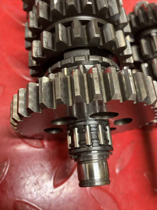 Kawasaki KDX200 1986 transmission tranny mainshaft countershaft 13127-1132 2