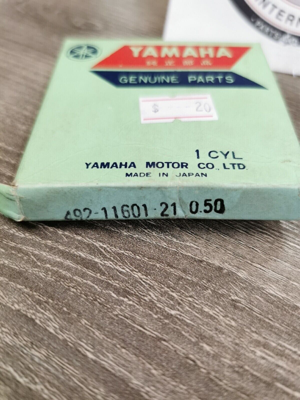 NOS YAMAHA YZ80 1975 PISTON RING SET 0.25 492-11601-21 Y51