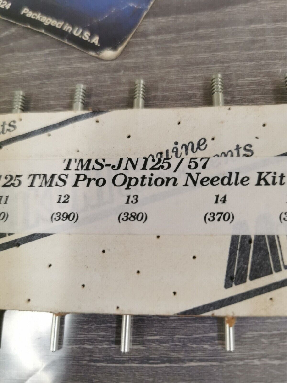NOS MIKUNI 125TMS PRO OPTION CARBURATOR NEEDLE KIT TMS-JN125/57 J20