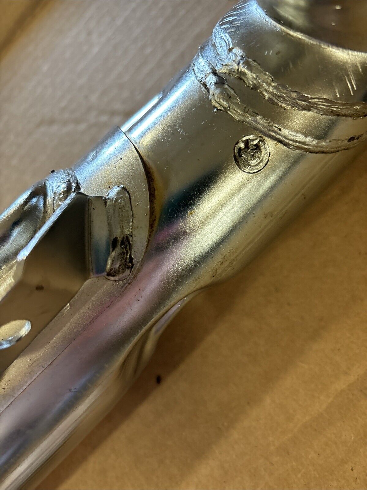 NOS Yamaha 1979 XS750 LEFT MUFFLER 2F3-14711-03-00 SUB 2F3-14711-80-00 YB3