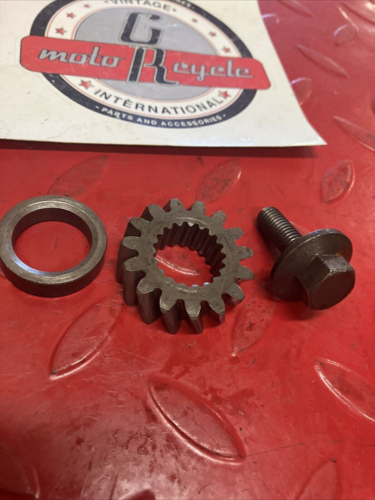 Honda MT125 1975 Crankshaft primary drive gear 1974 1976