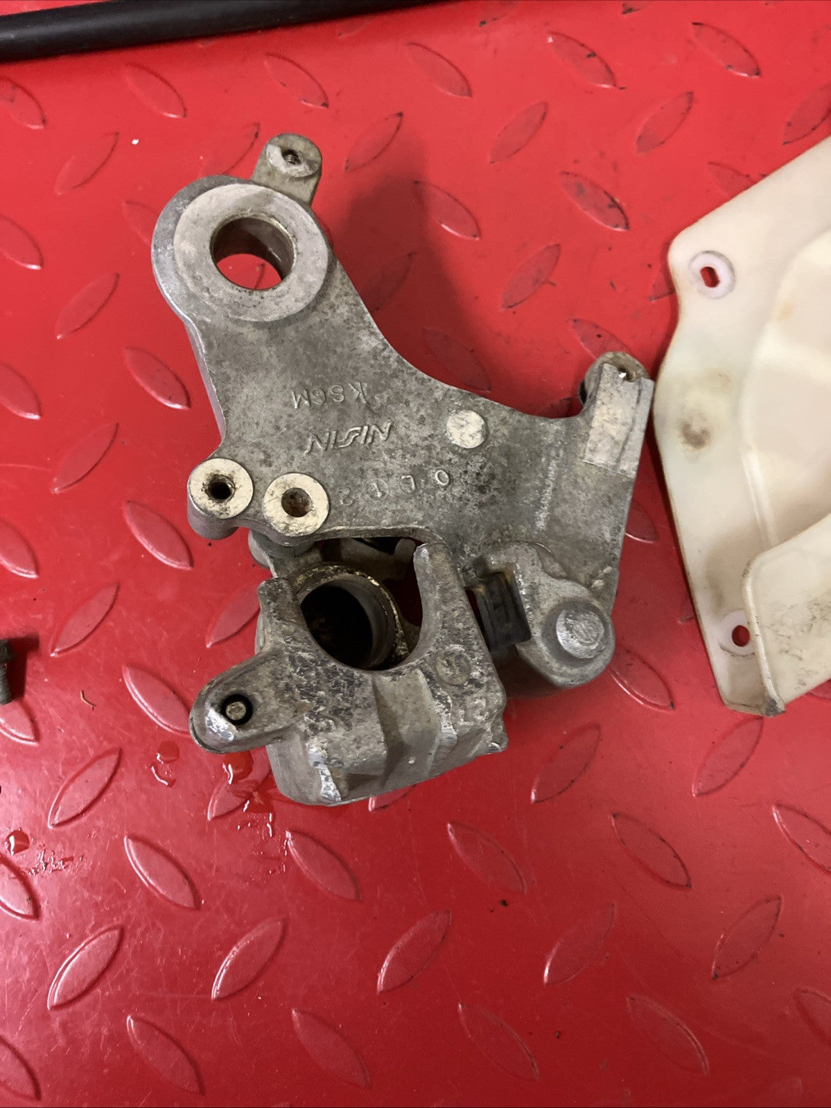 Honda CR250R 1991 Rear brake assembly caliper master cylinder hose 125 500 1990