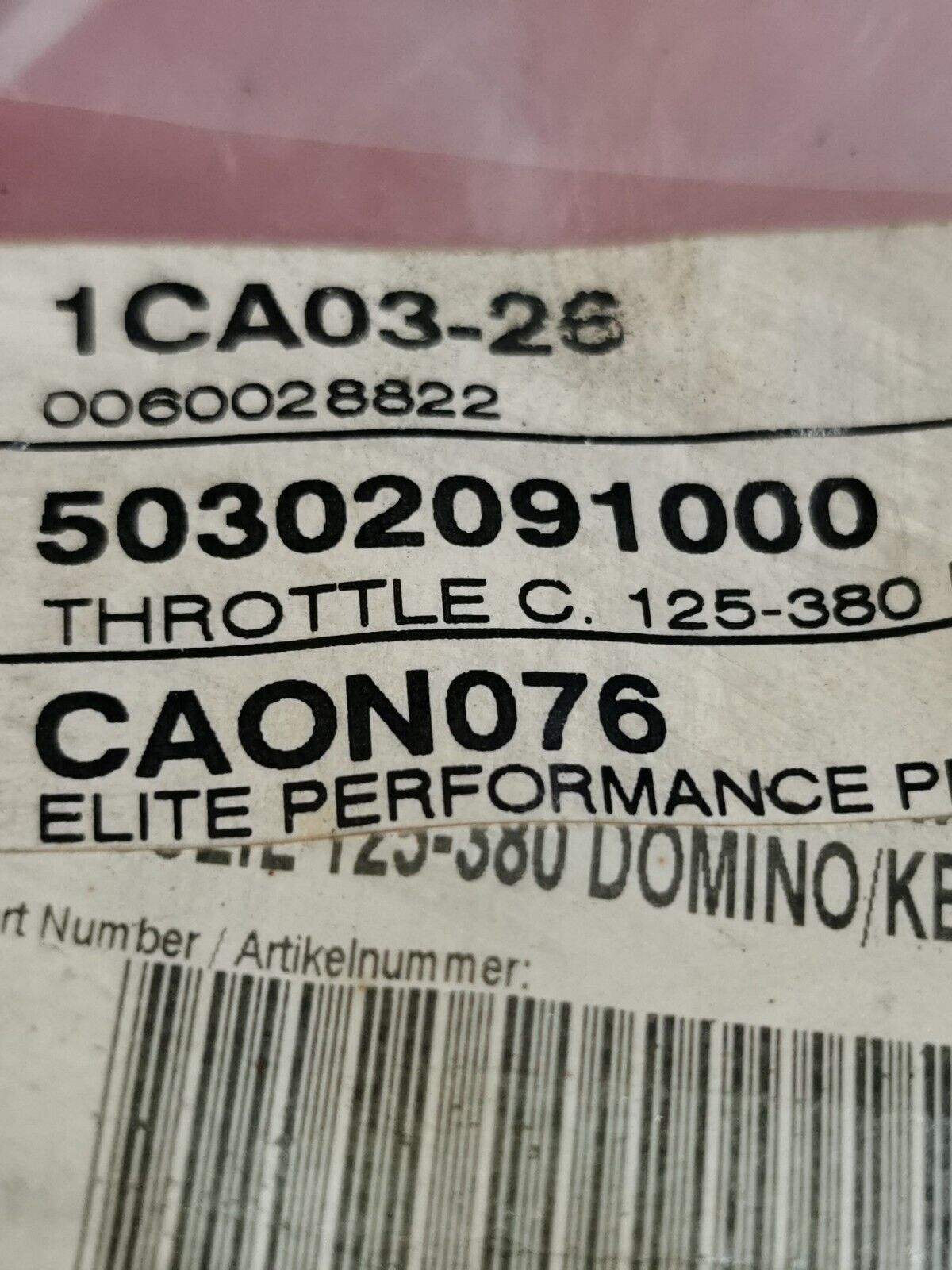 NOS KTM Throttle Cable 50302091000 KT2