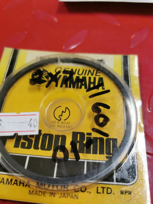 NOS YAMAHA PISTON RING SET 1ST 1W5-11601-10-00 SUPERCEDED 2X7-11601-10-00 Y33