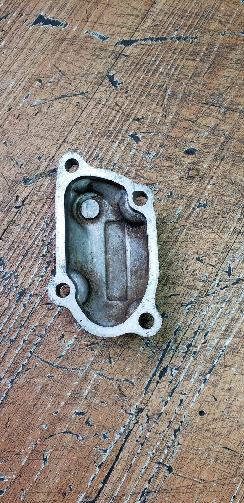 Honda CR125R 1993 cylinder left side cover exhaust power valve 1990 - 1999