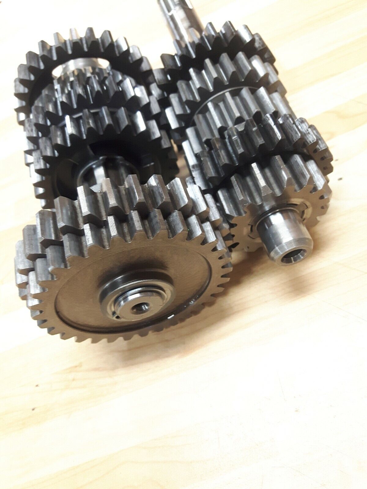 Kawasaki KX125 1986 transmission mainshaft countershaft input output shaft