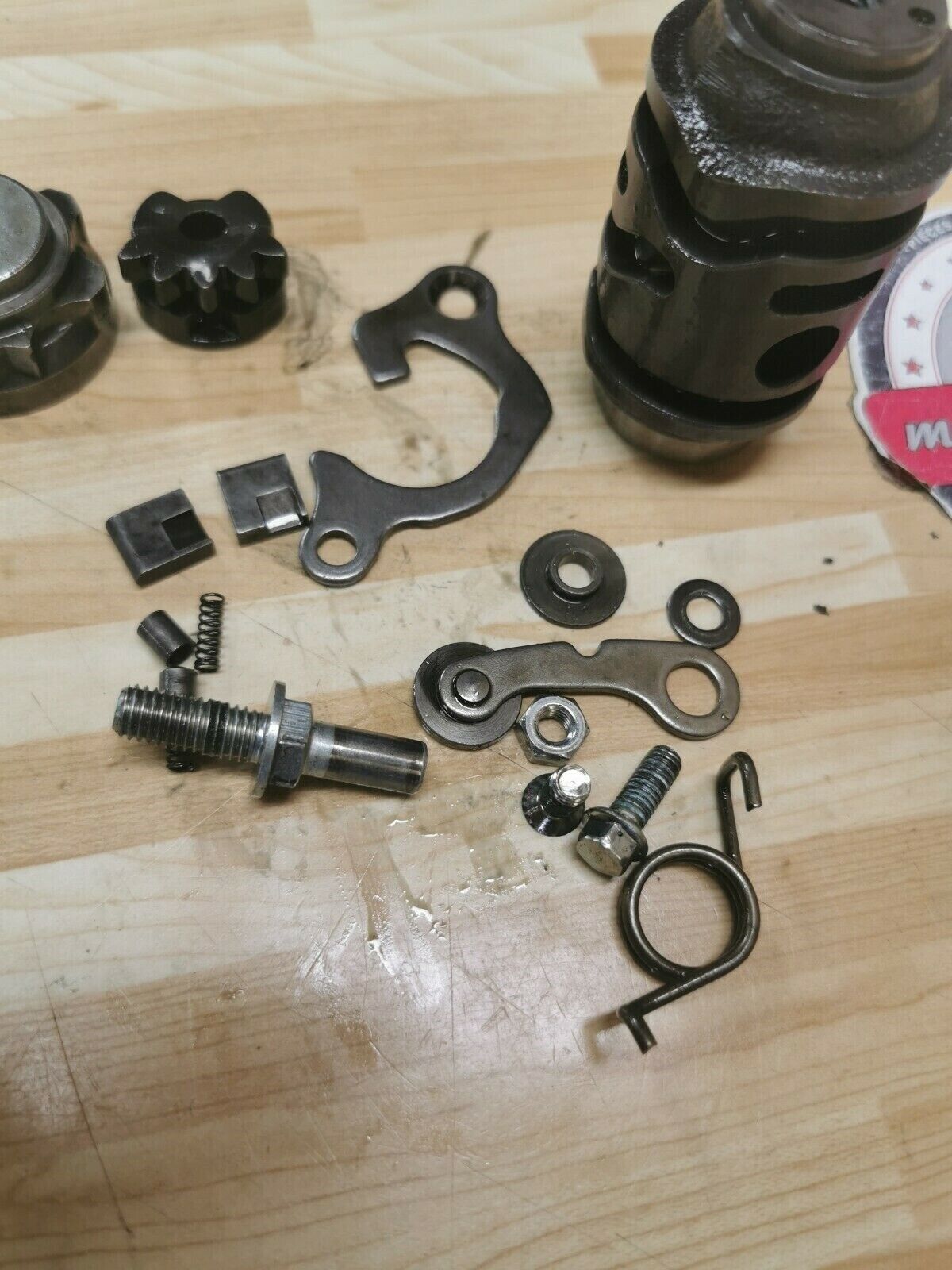 Kawasaki KX250F 2005 gear shift transmission gearshift drum cam pawl ratchet
