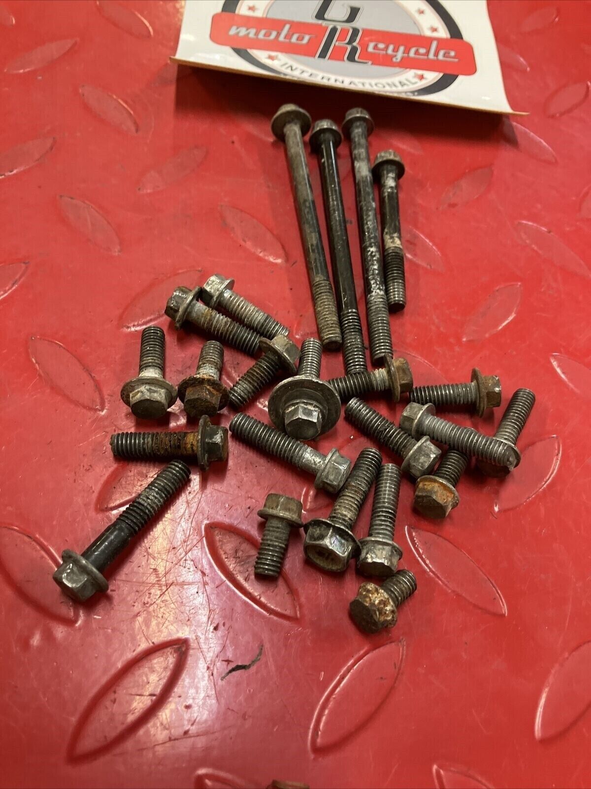 Honda CR125R 1991 engine motor bottom end bolt hardware
