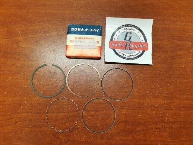 NOS Kawasaki 1987 1988 KLF300 PISTON RING SET (O/S 1.00MM) 13024-1064 K38