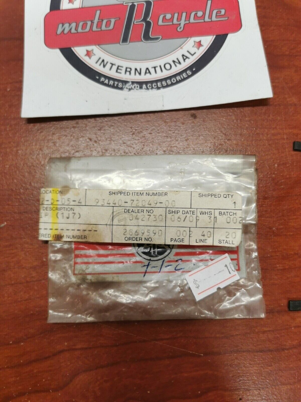 NOS Yamaha CIRCLIP 93440-72049-00 Y68