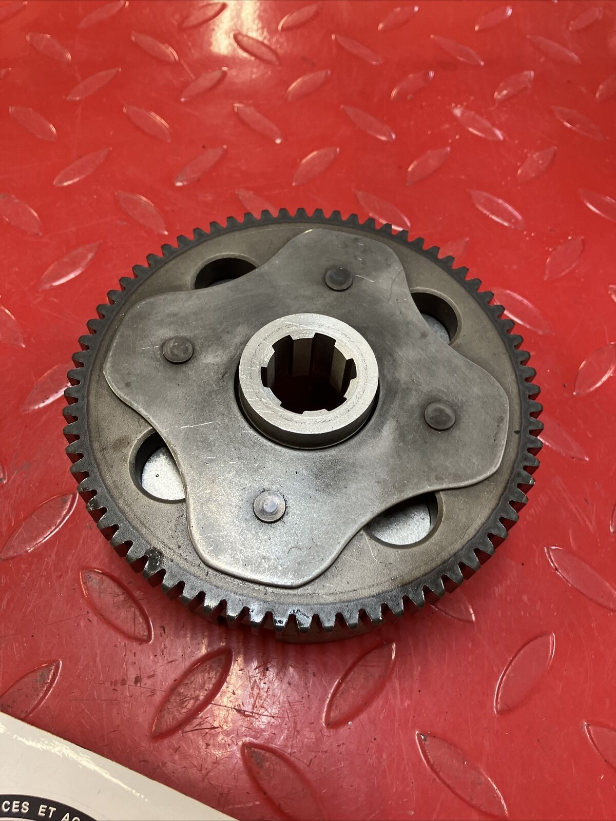 Honda XR80R 1986 clutch basket hub pressure plate 22100-149-000 22121-115-010